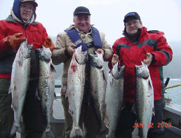 King Salmon Caught on Diamond Cape Charters